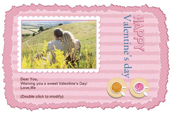 Love & Romantic templates photo templates Valentines Day Cards (7)